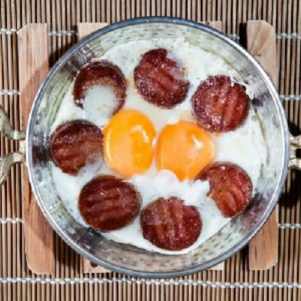 Sahanda Sucuklu Yumurta