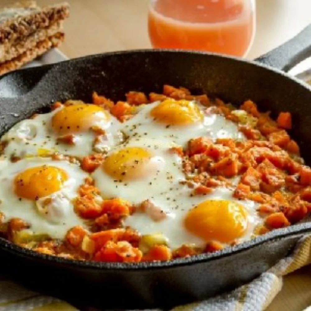 Sahanda Kavurmalı Yumurta